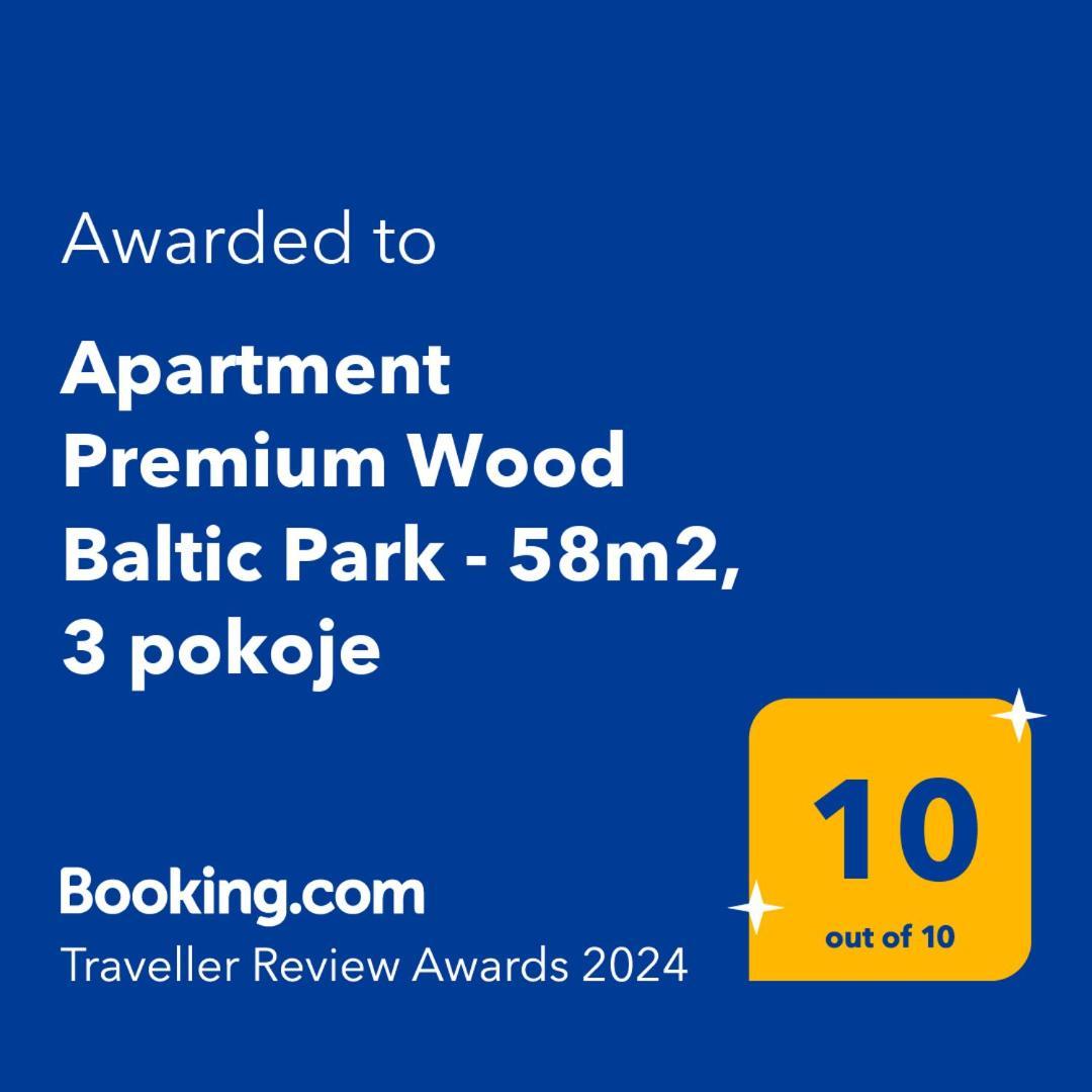 Apartment Premium Wood Baltic Park - 58M2, 3 Pokoje Stegna  Dış mekan fotoğraf